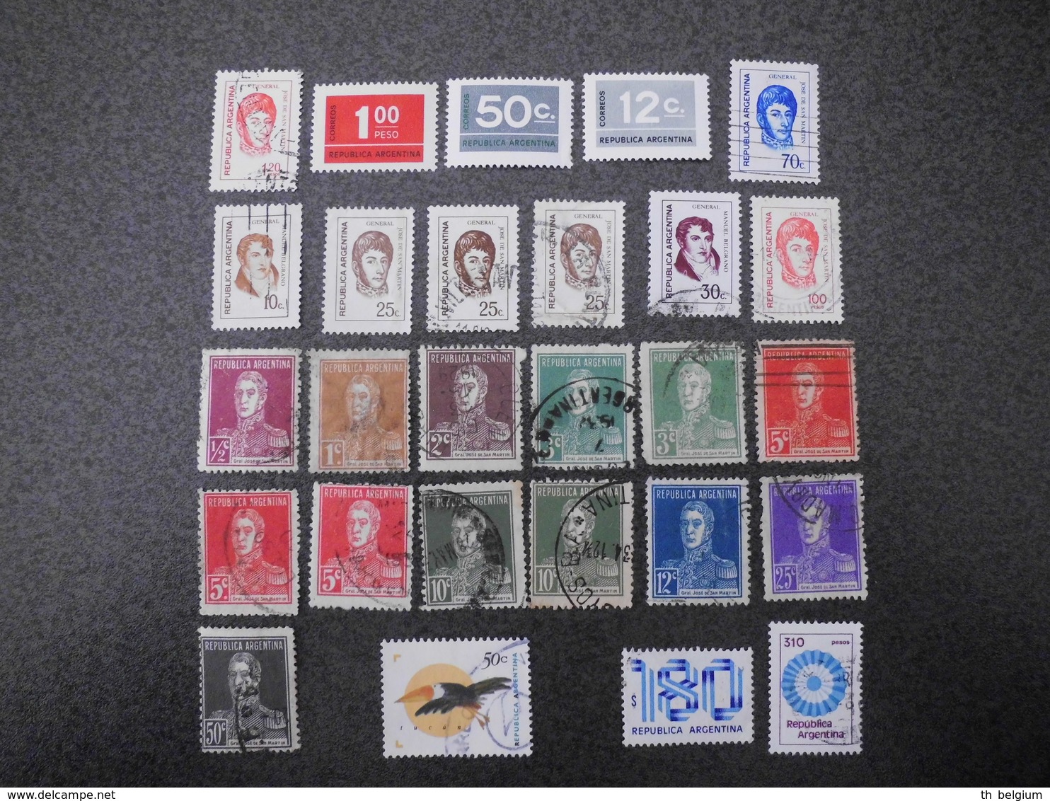 Stamps Of The World: Argentina - +- 293 Stamps - Colecciones & Series