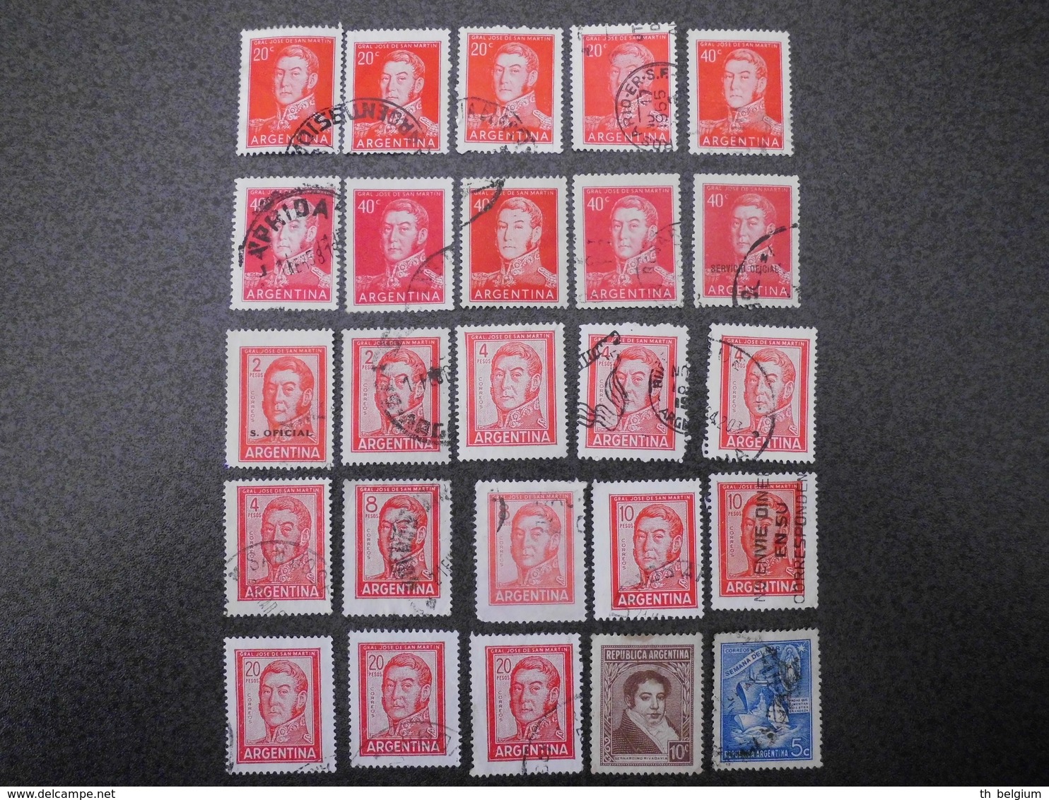 Stamps of the world: Argentina - +- 293 stamps