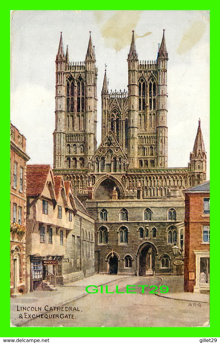 LINCOLN, UK - LINCOLN CATHEDRAL & EXCHEQUER GATE - J. SALMON LTD - - Lincoln