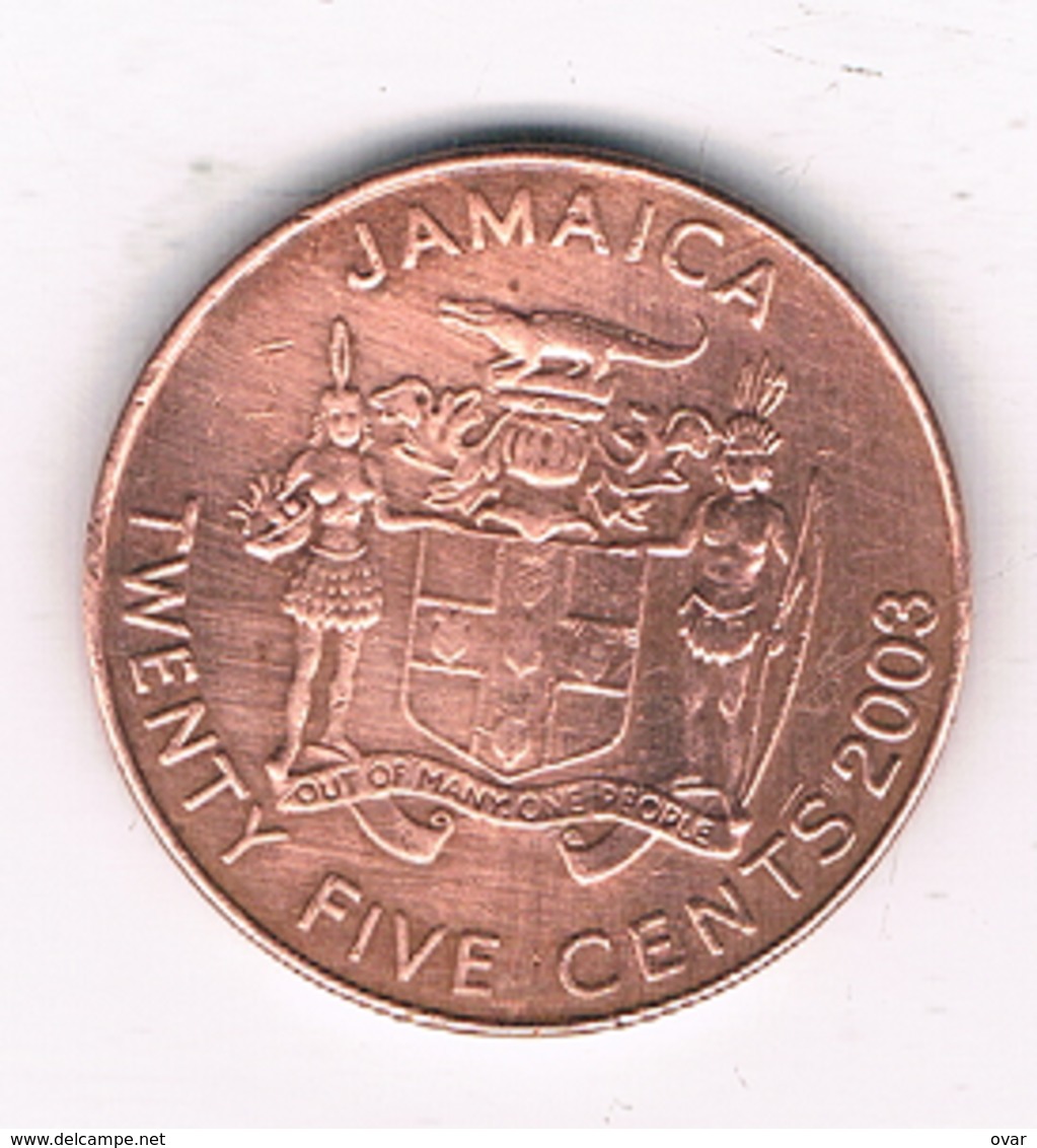 25 CENTS  2003 JAMAICA /8753/ - Giamaica