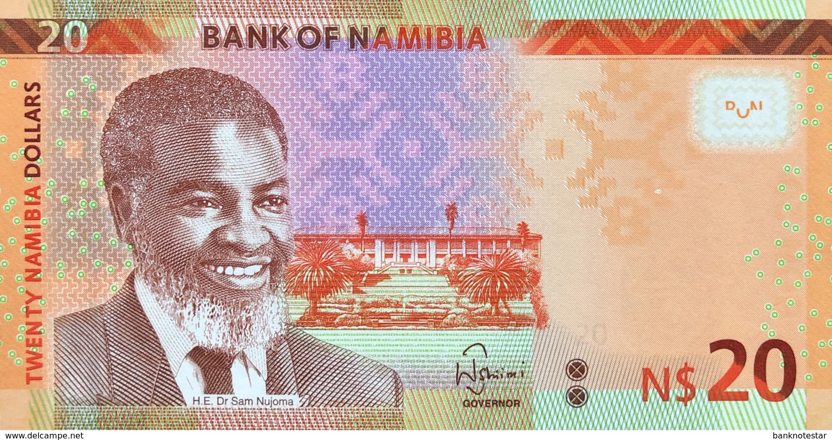 Namibia 20 Dollars, P-17 (2015) - UNC - Namibia