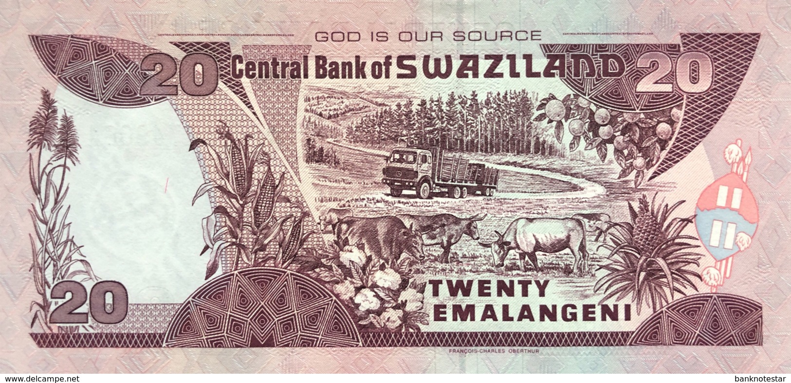 Swaziland 20 Emalangeni, P-30b (2004) - UNC - Swaziland