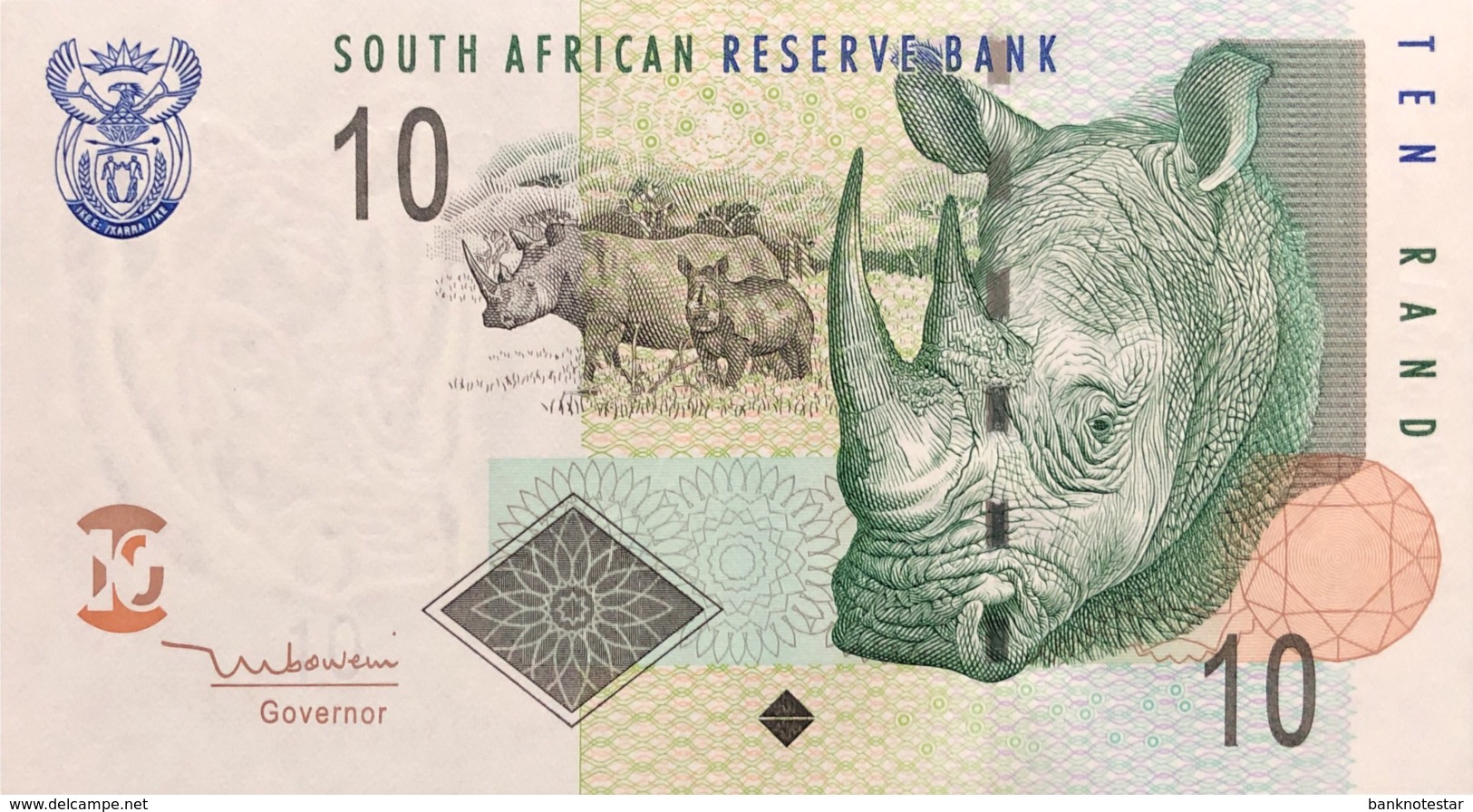 South Africa 10 Rand, P-128a (2005) - UNC - Afrique Du Sud