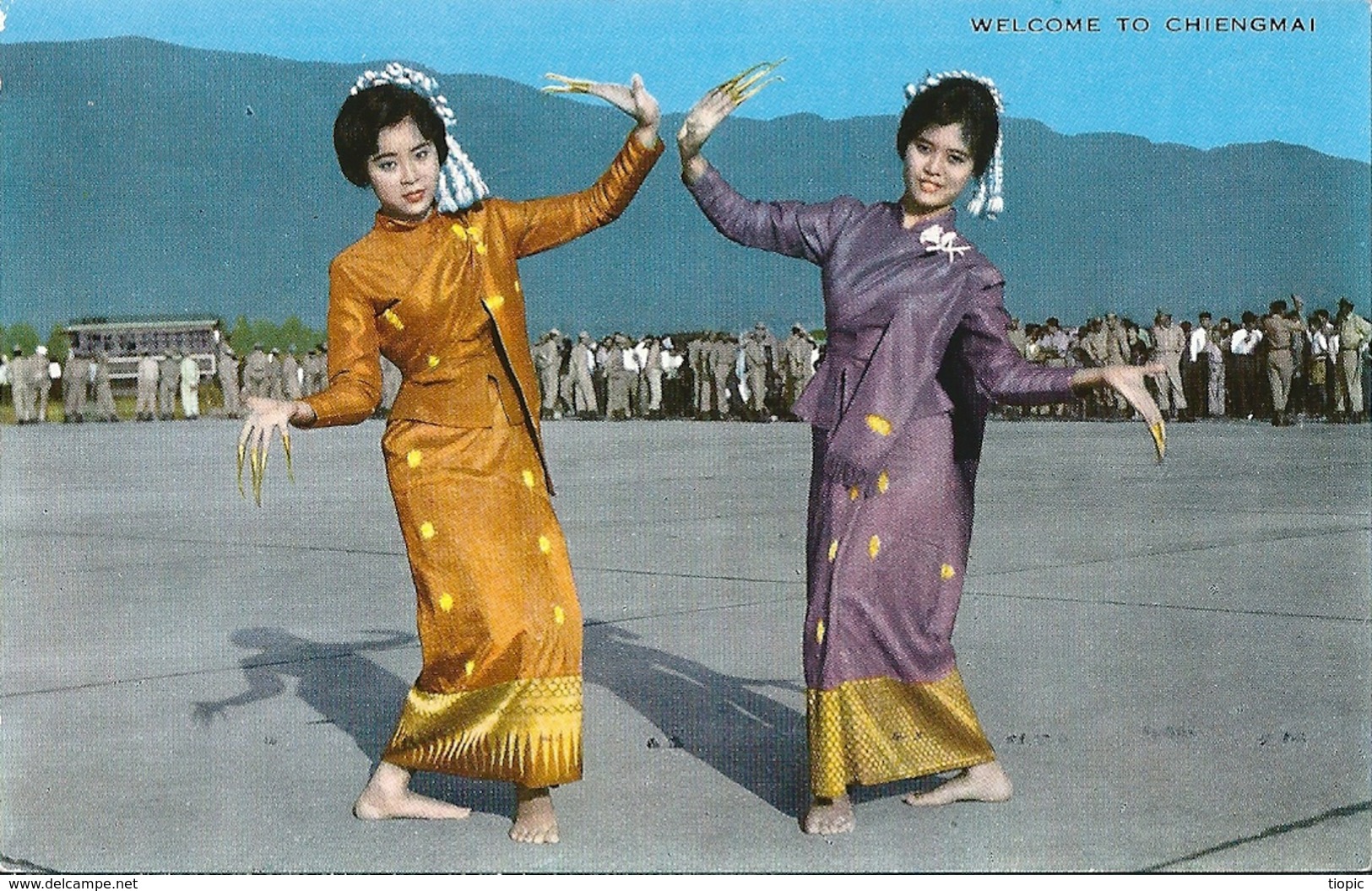 Carte Photo Couleur  - Welcome  To  CHIENGMAI    (  THAILAND   )  Women In Chienmai Mostly Crowned  "  Miss  Thailand " - Thaïlande