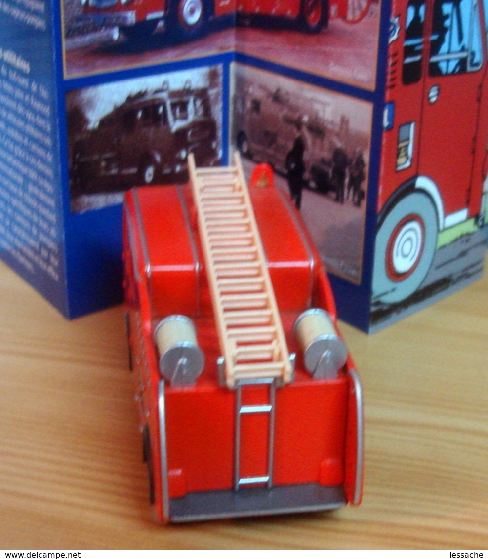 VOITURE LE CAMION DES POMPIERS DENNIS F 101 DE 1955, 1/43, Tintin Et L'Ile Noire - Tintin