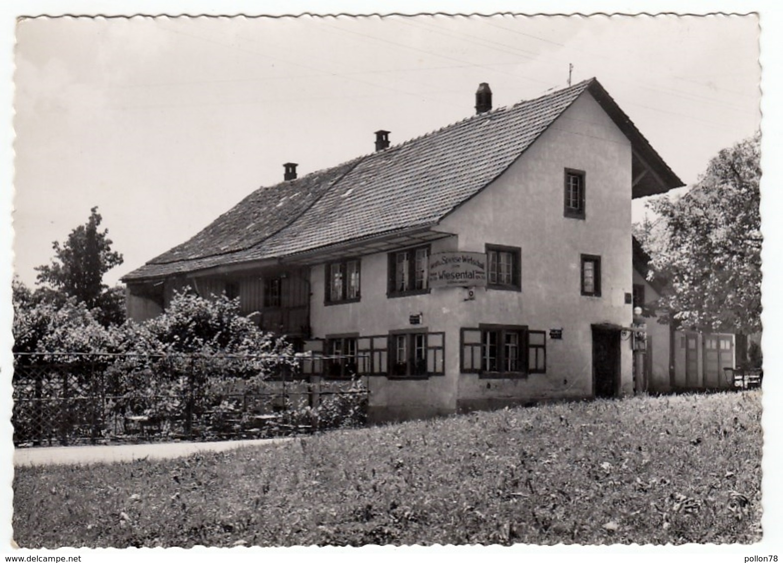 WEIN- U. SPEISE - WIRTSCHAFT Z. WIESENTAL - O. BIBER - STAPFER - HORGENBERG (Zch.) - Vedi Retro - Horgen