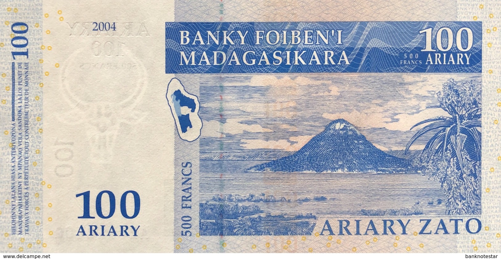 Madagascar 100 Ariary, P-86b (2004) - UNC - Madagaskar