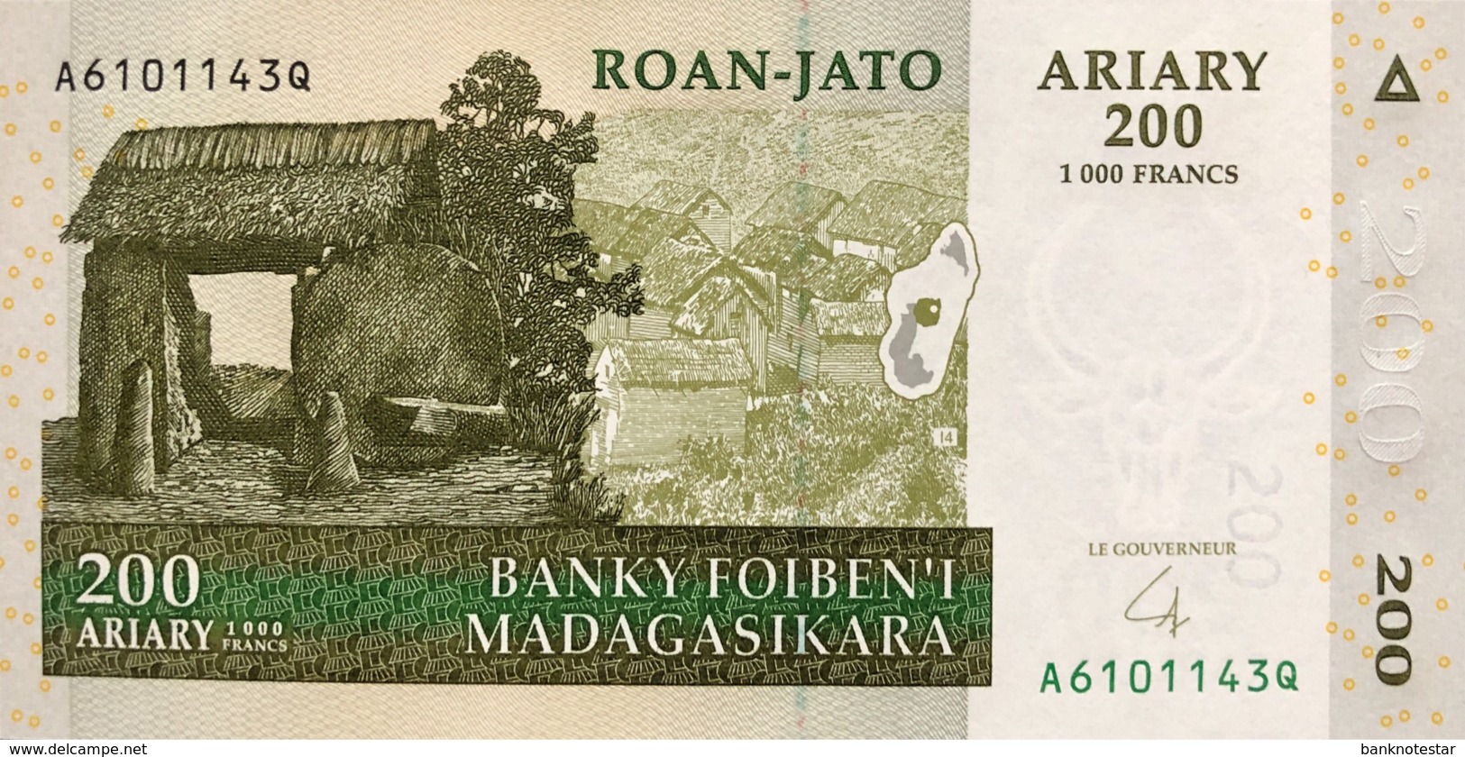 Madagascar 200 Ariary, P-87b (2004) - UNC - Madagaskar