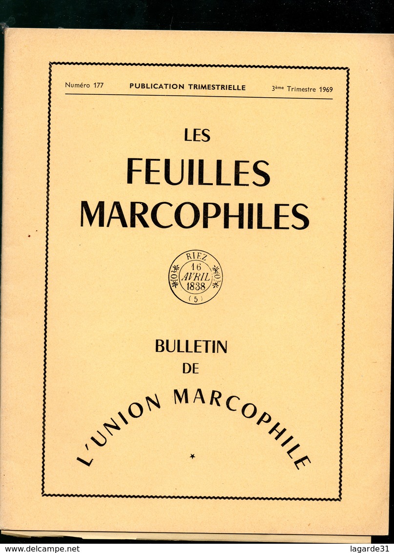 12 Revues Philatelie Thematique 17-31-22-22-30-27-24-21 Les Feuilles Marcophiles 175-177 Obliterations Mecaniques 26-59 - Français (àpd. 1941)