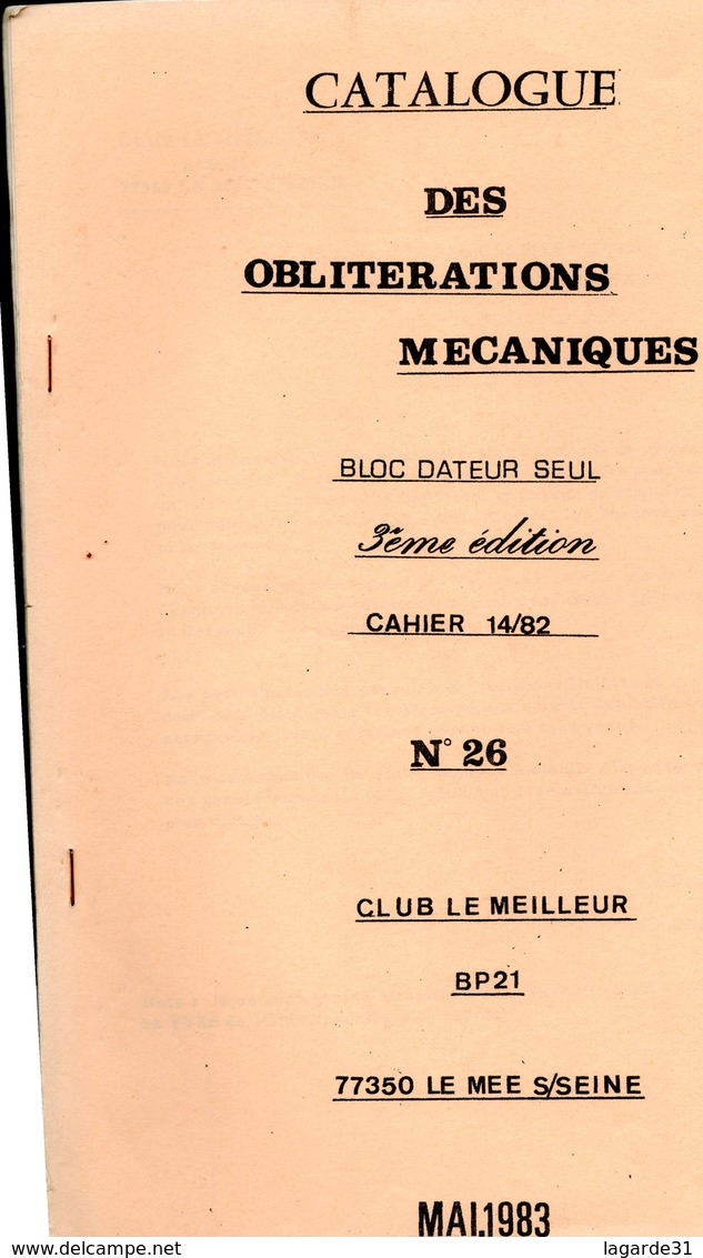 12 Revues Philatelie Thematique 17-31-22-22-30-27-24-21 Les Feuilles Marcophiles 175-177 Obliterations Mecaniques 26-59 - Français (àpd. 1941)