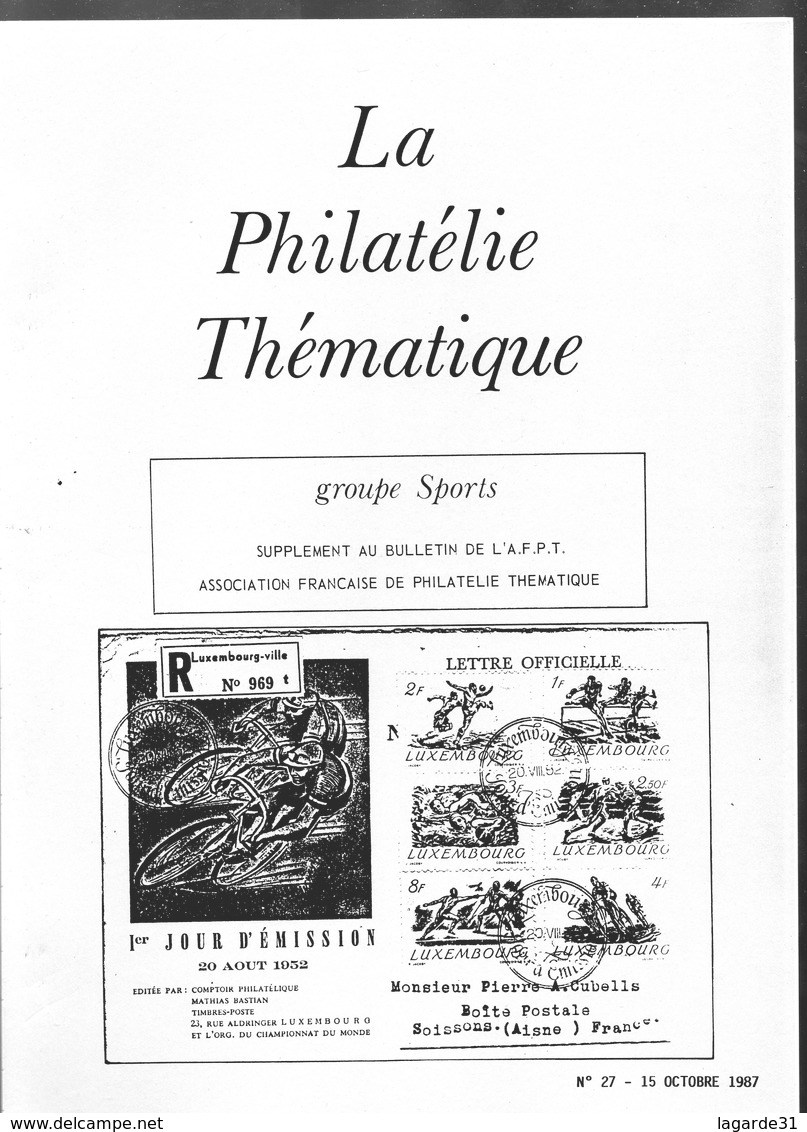 12 Revues Philatelie Thematique 17-31-22-22-30-27-24-21 Les Feuilles Marcophiles 175-177 Obliterations Mecaniques 26-59 - Français (àpd. 1941)