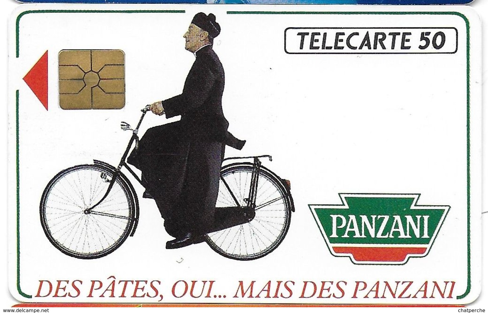 TÉLÉCARTE PHONECARD PRIVÉES PUBLIQUES NANCY PANZANI DES PATES OUI ... MAIS DES PANZANI VÉLO CURE EN 17 03/91 - Privées