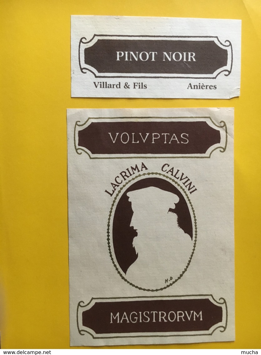 9214  - Lacrima Clalvini Voluptas Magistrorum  Pinot Noir Villard Anières Suisse - Autres & Non Classés