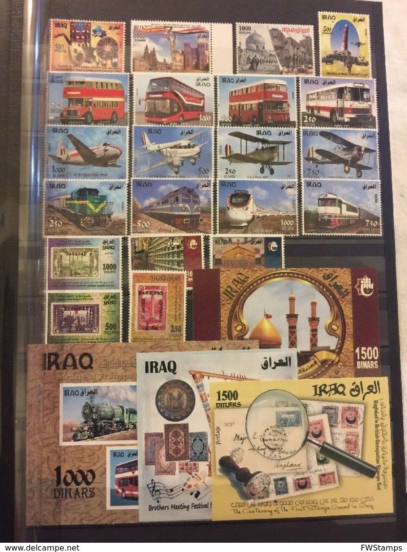 Iraq 2017 MNH Stamp Full Year Set Baghdad, Trains, Busses, Planes - Iraq