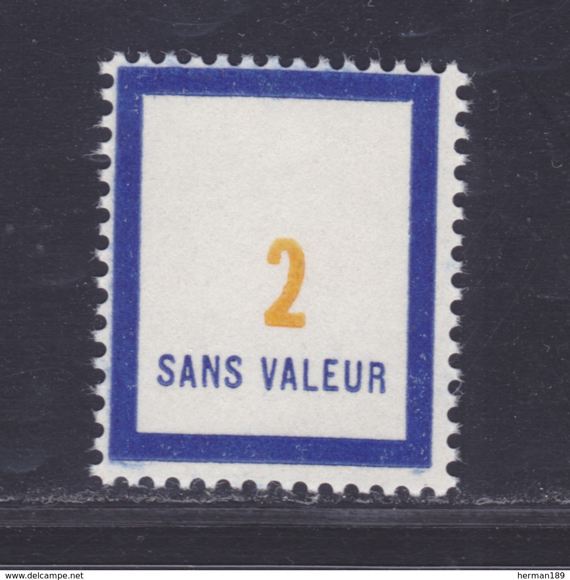 FRANCE FICTIF N° F102 ** MNH Neuf Sans Charnière, TB - Fictifs