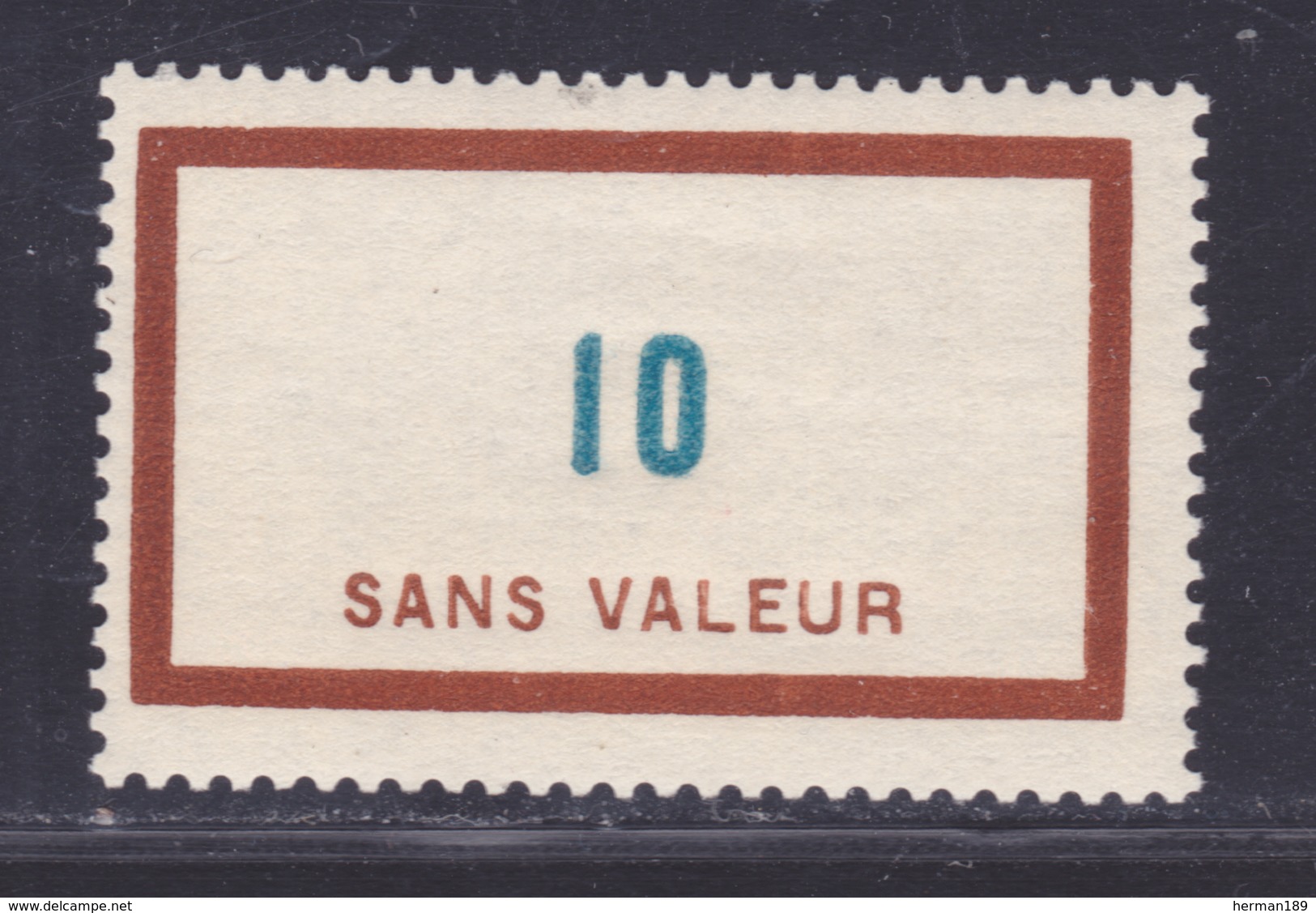 FRANCE FICTIF N° F107 ** MNH Neuf Sans Charnière, TB - Fictifs