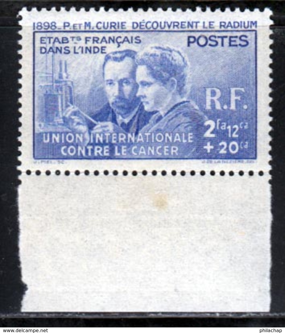 Inde 1938 Yvert 115 ** TB Bord De Feuille - Nuevos