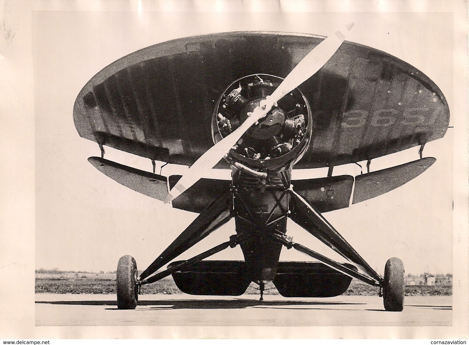 Aviation - Avion à Aile Circulaire - Glenville, Illinois 1936 - Aviation