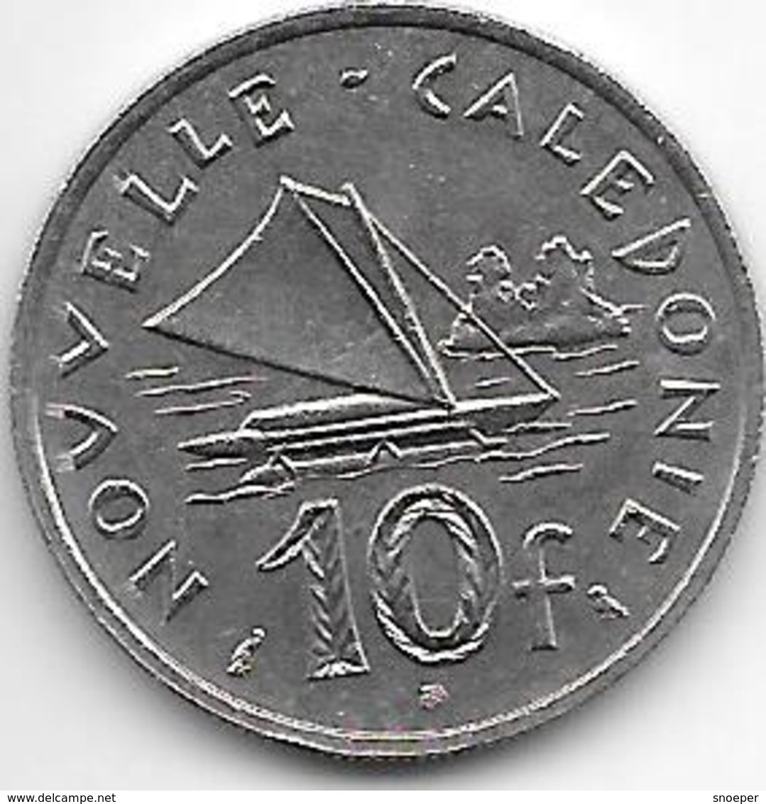 *new Caledonia 10 Francs 1967  Km 5  Unc - Nouvelle-Calédonie