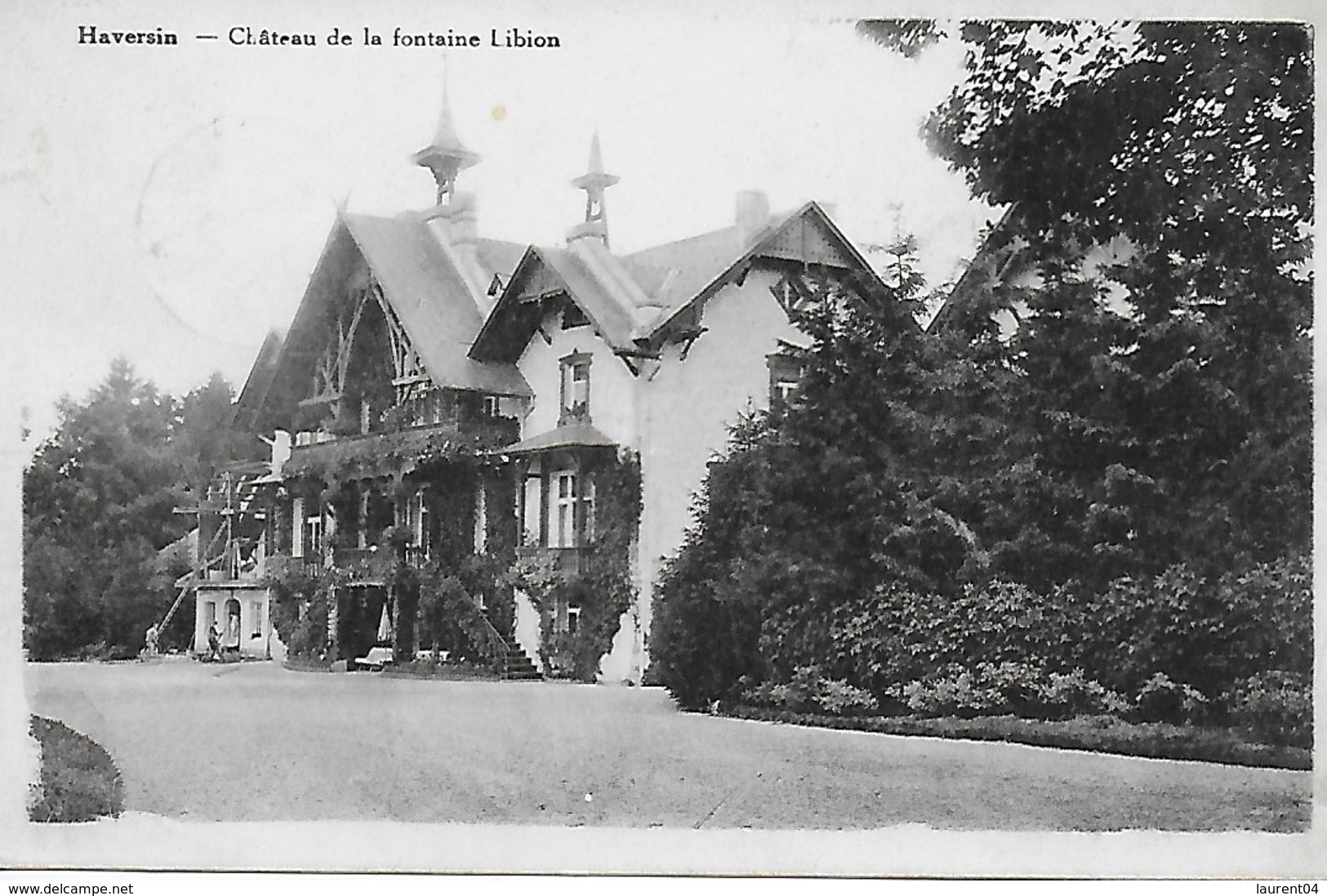 CINEY. HAVERSIN. CHATEAU DE LA FONTAINE LIBION - Ciney