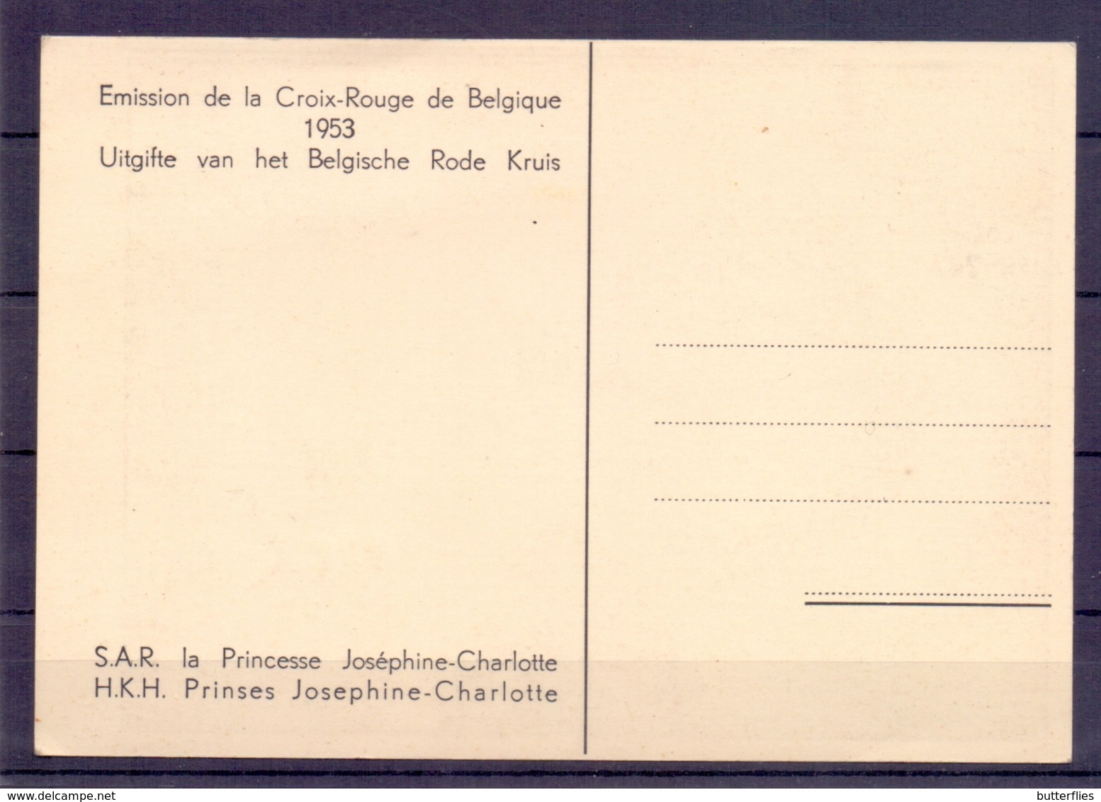 Antwerpen - Uitgifte V/h Belgische Rode Kruis - Prinses Josephine-Charlotte - 14-3-1953 - Antwerpen