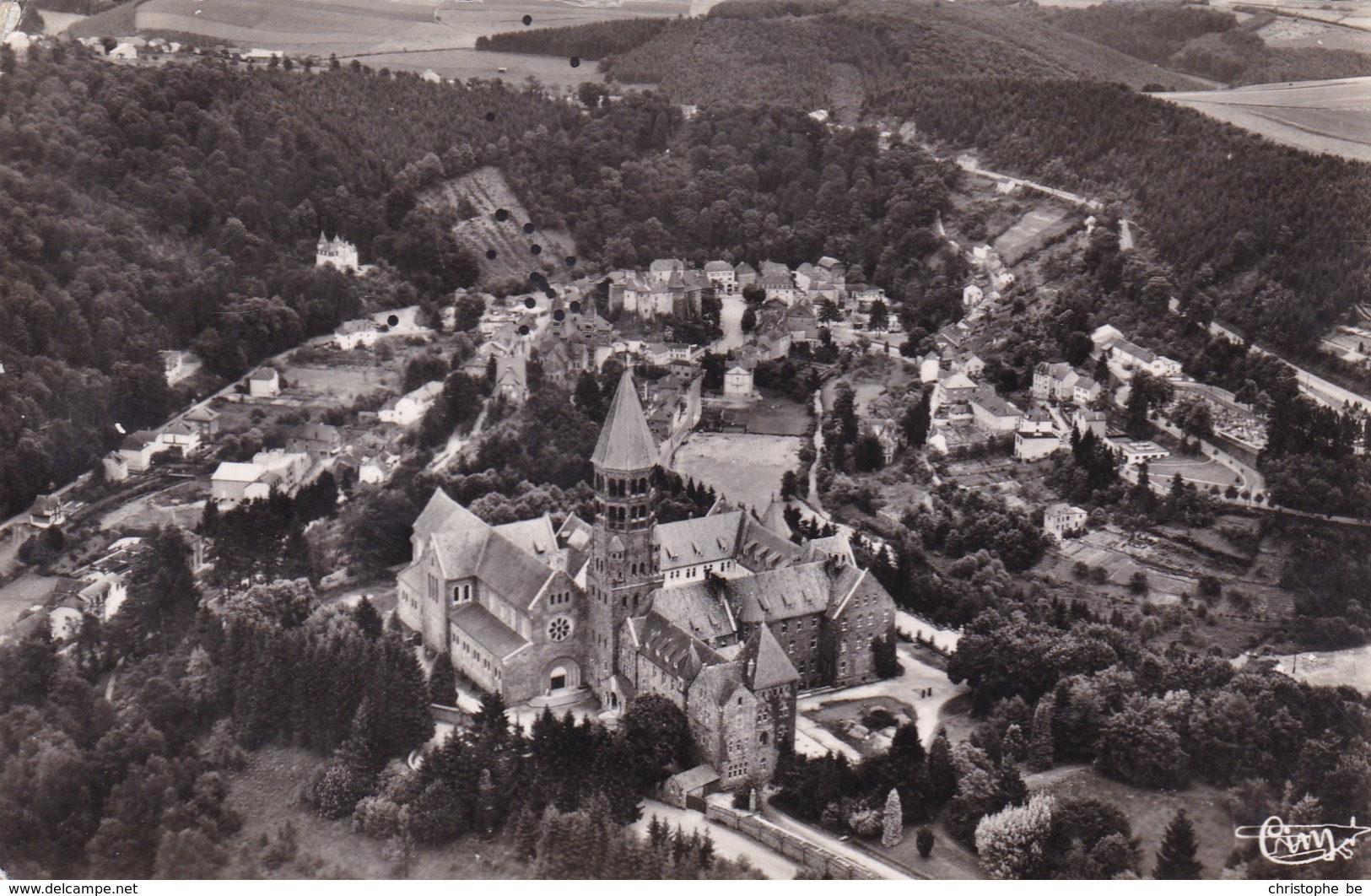 Abbaye St Maurice Et St Maur, Clervaux, Vue Aérienne (pk53453) - Clervaux