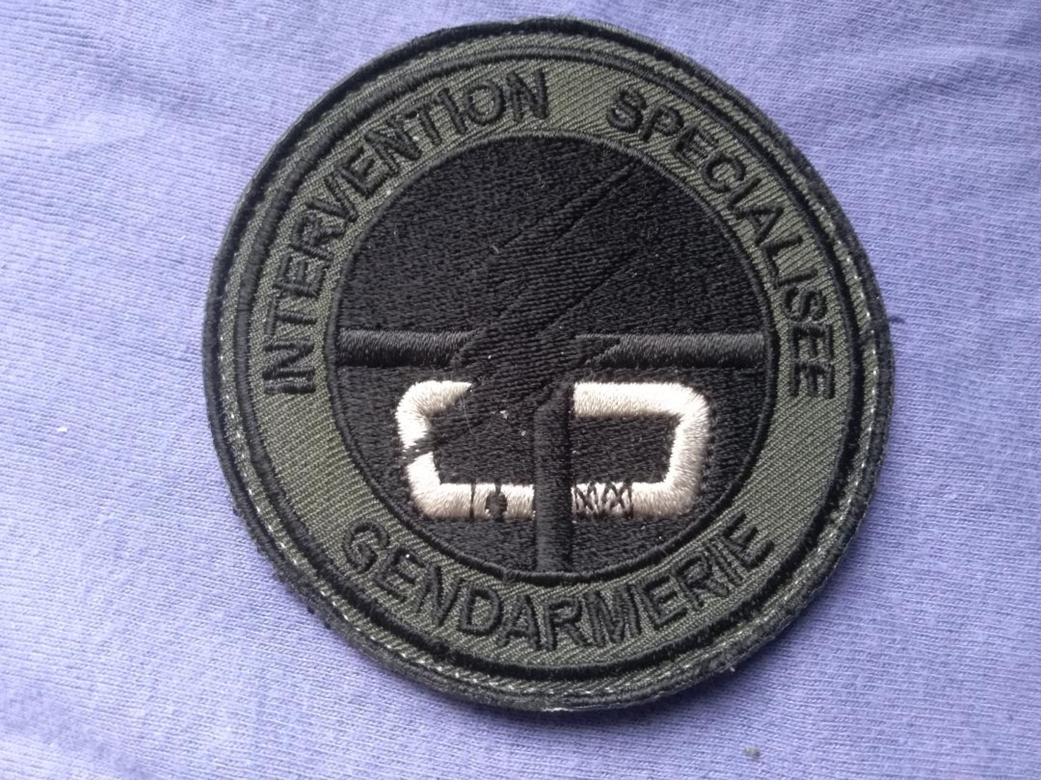 Écusson Gendarmerie Intervention Spécialisée N°1 - Scudetti In Tela