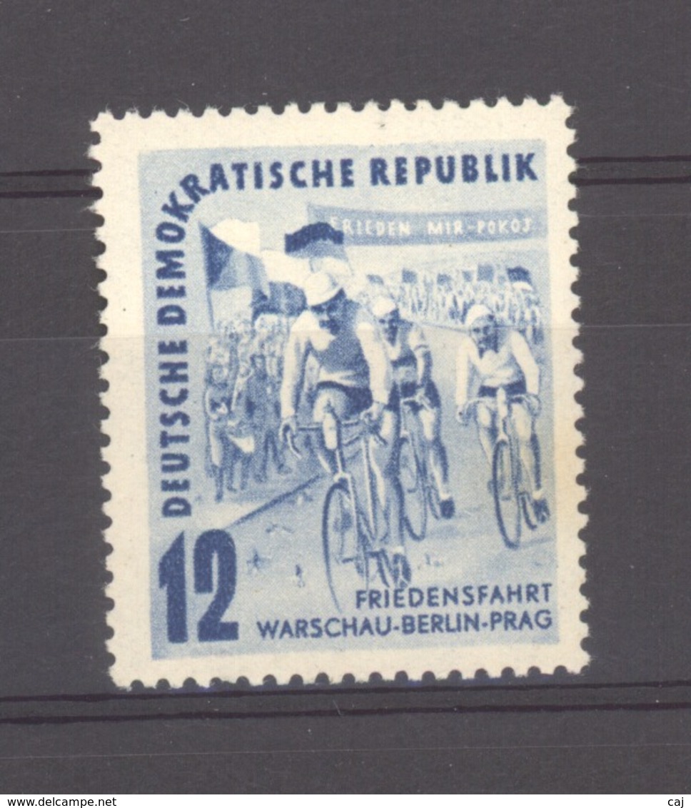 06956  -  Allemagne Démocratique  :  Yv  59  **    Bicyclette - Unused Stamps