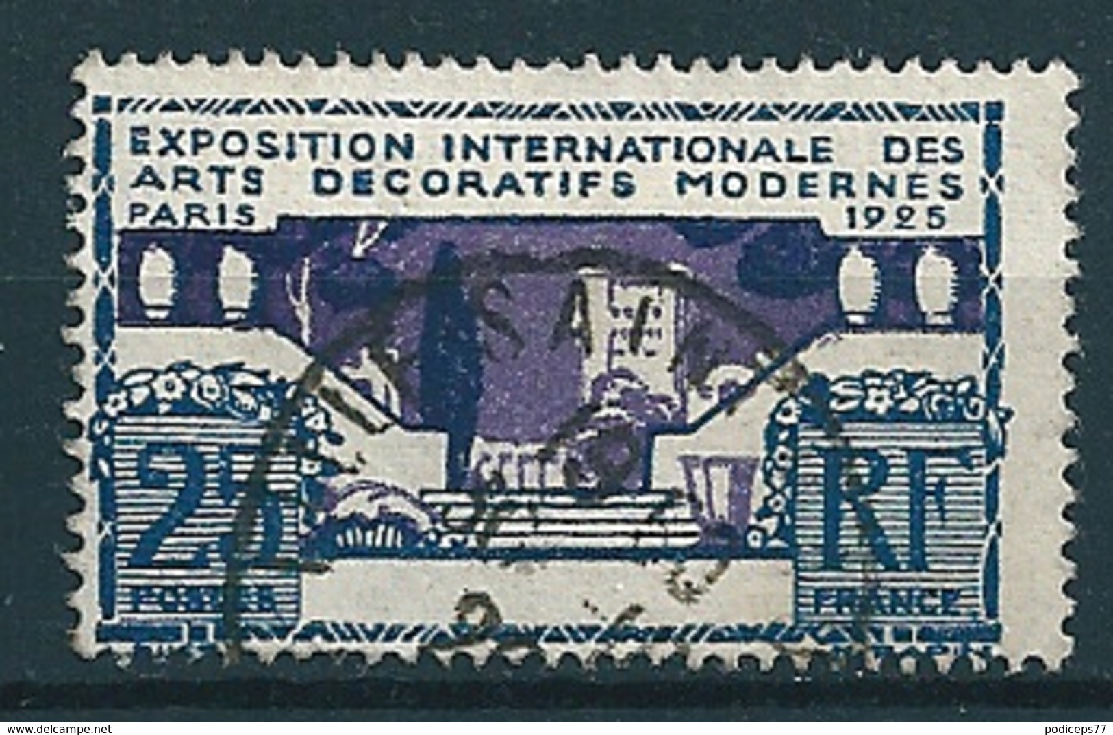 Frankreich 1925 Gewerbe-Ausstellung 25 C  Mi-Nr. 179 Gestempelt/used - Oblitérés