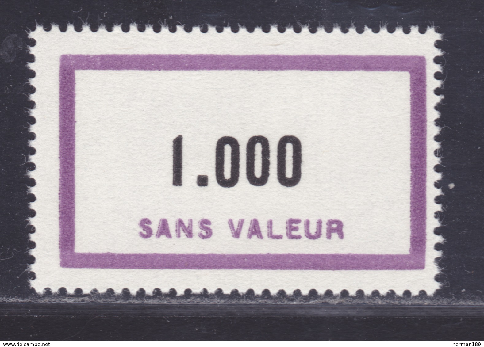 FRANCE FICTIF N° F139 ** MNH Neuf Sans Charnière, TB - Phantomausgaben