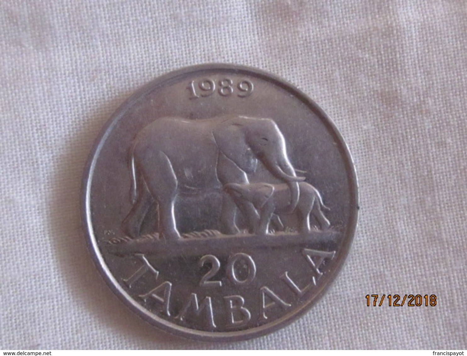 Malawi: 20 Tambala 1989 - Malawi