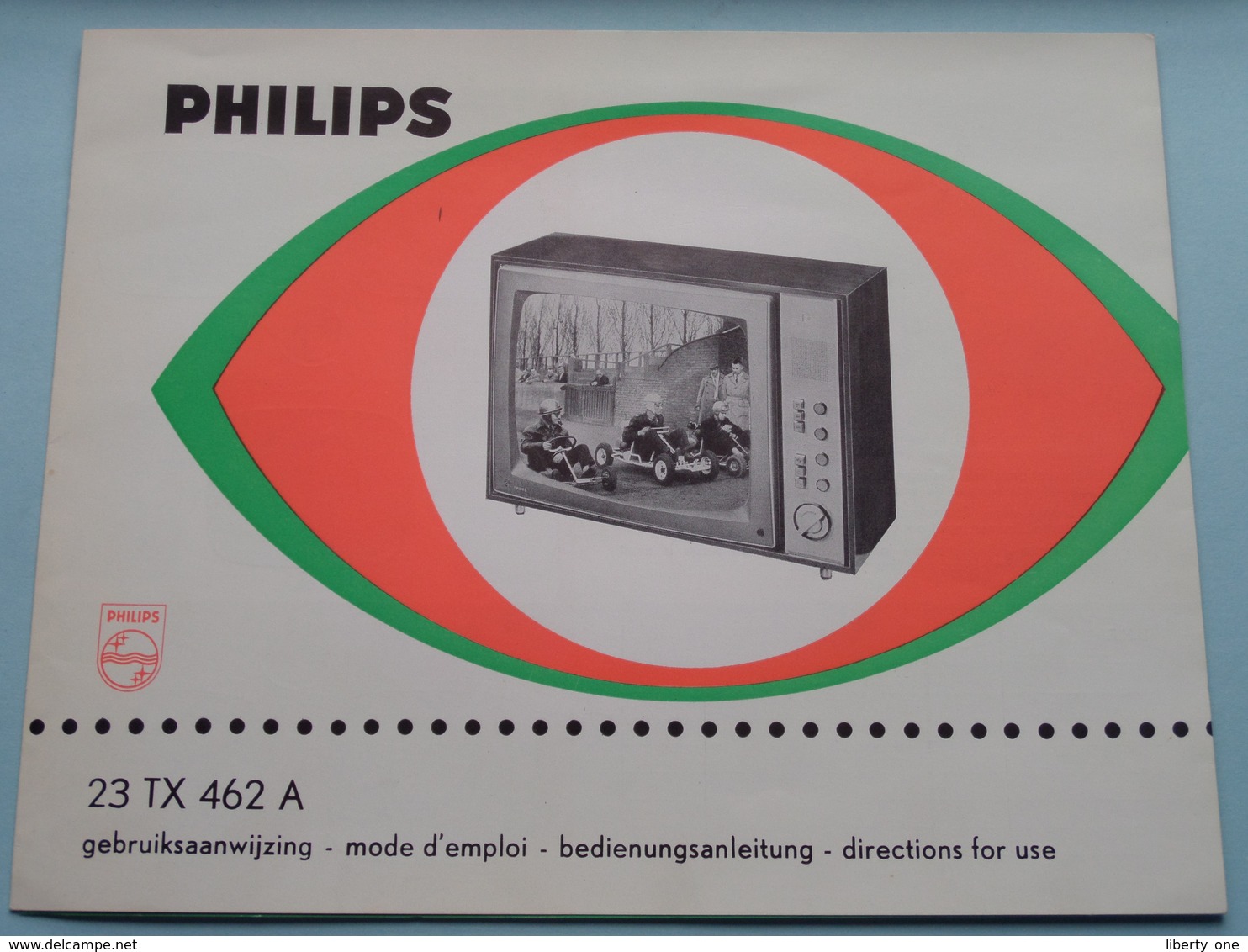 PHILIPS 23 TX 462 A Gebruiksaanwijzing / Mode D'emploi > Voir / Zie Foto's ! - Fernsehgeräte