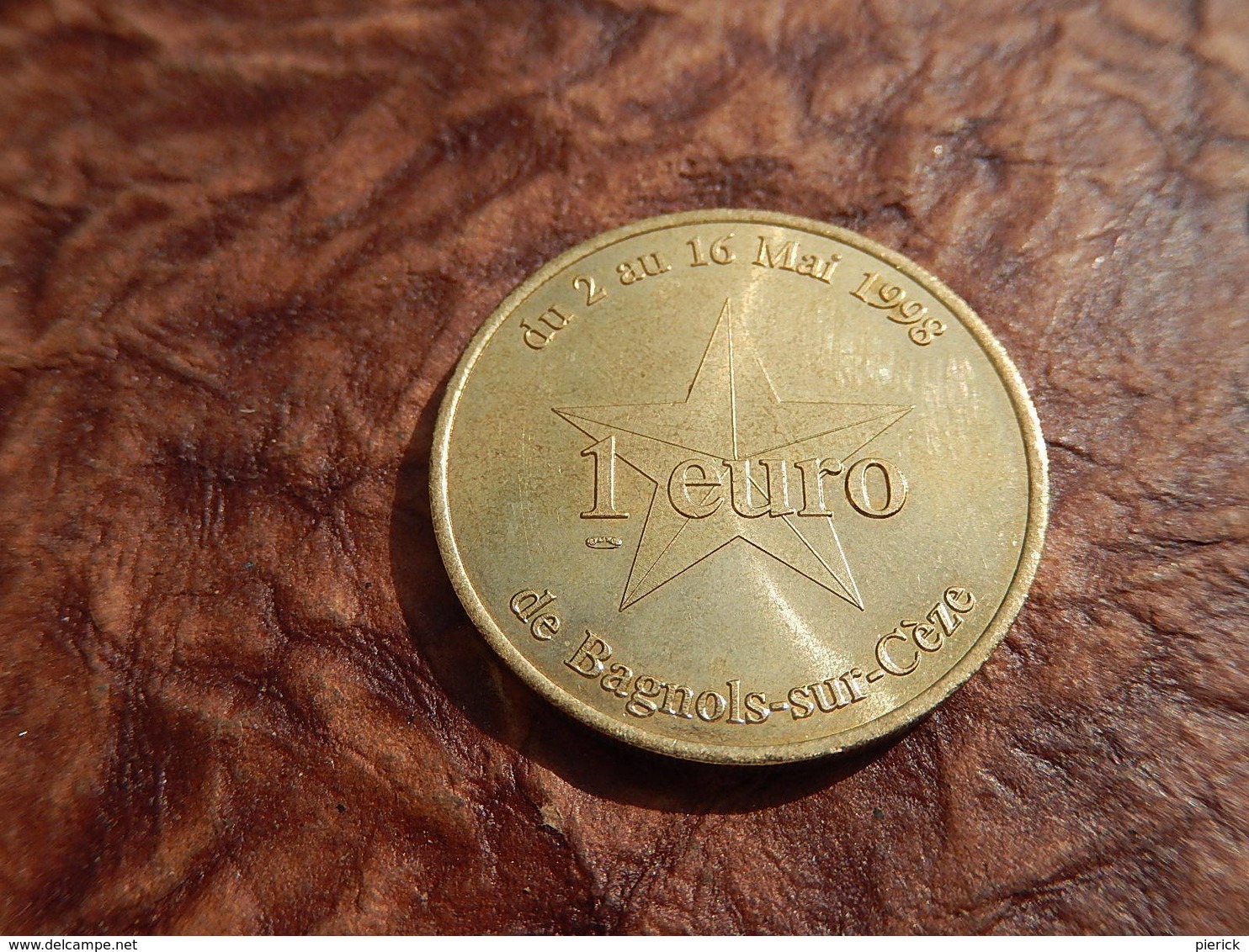 MONNAIE 1 EURO TEMPORAIRE 1998 BAGNOLS SUR CEZE - Euros Des Villes