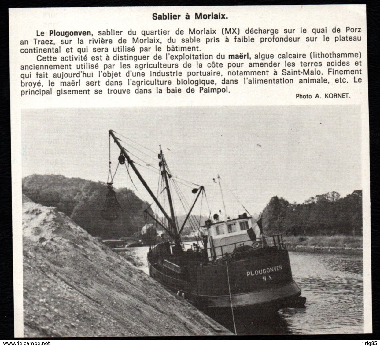 1976  --  LE PLOUGONVEN  SABLIER A MORLAIX   3Q149 - Zonder Classificatie