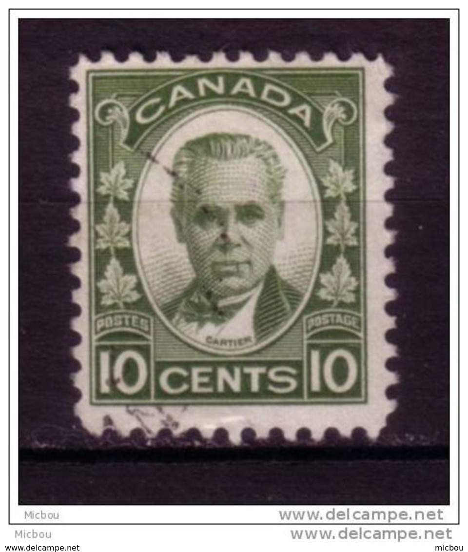 #3, Canada, 1931, #190, George-Étienne Cartier, Feuille D'érable, Maple Leaf - Used Stamps