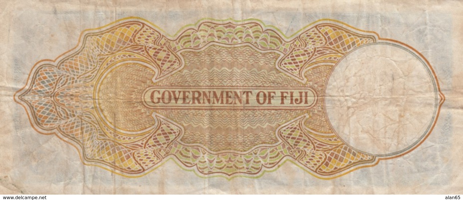 Fiji #37c 5 Shillings1940 Banknote Currency - Fidschi