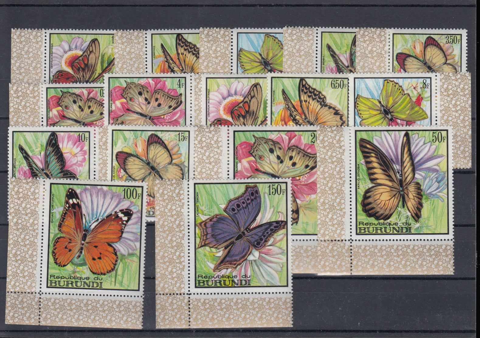 Burundi (BBK) Michel Cat.No. Mnh/** 411/435 Butterfly - Neufs