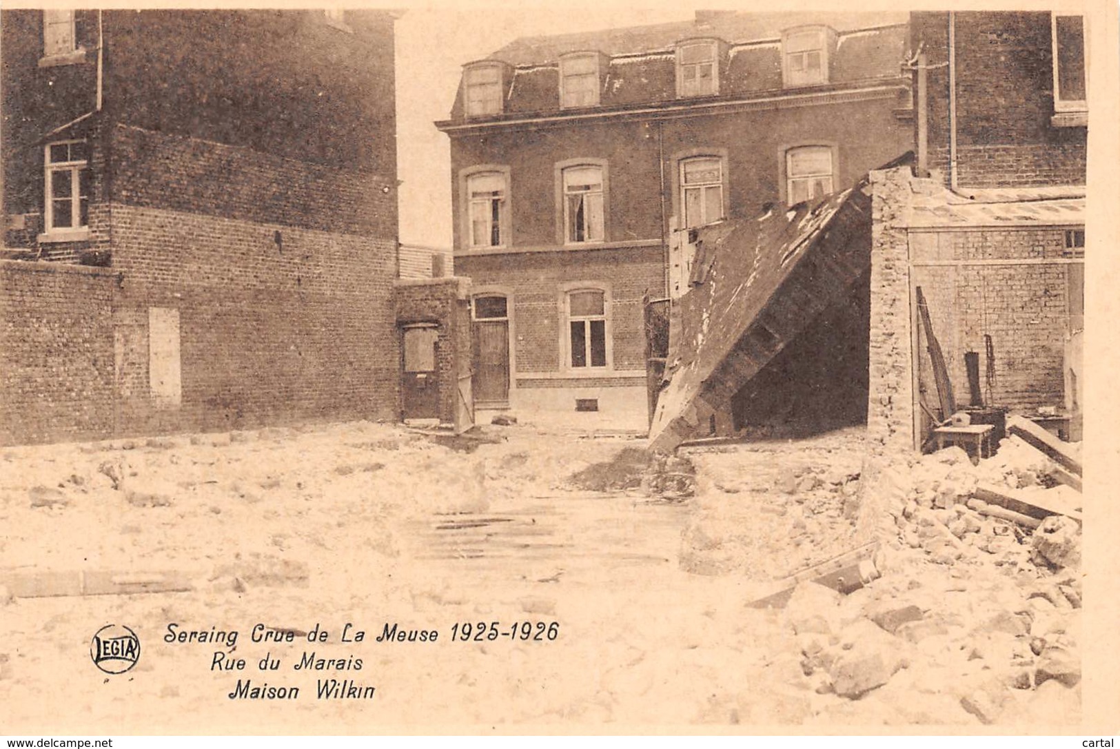 SERAING - Crue De La Meuse 1925-1926 - Rue Du Marais - Maison Wilkin - Seraing