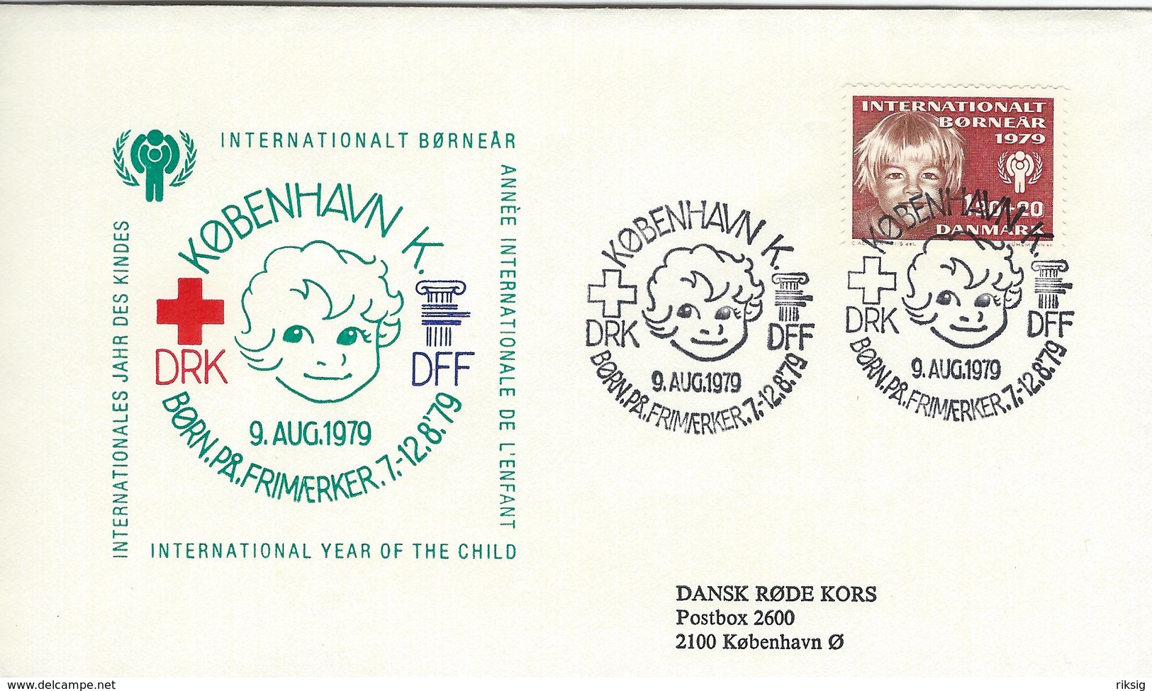 Red Cross  Denmark   Special Cover.  H-1434 - Red Cross