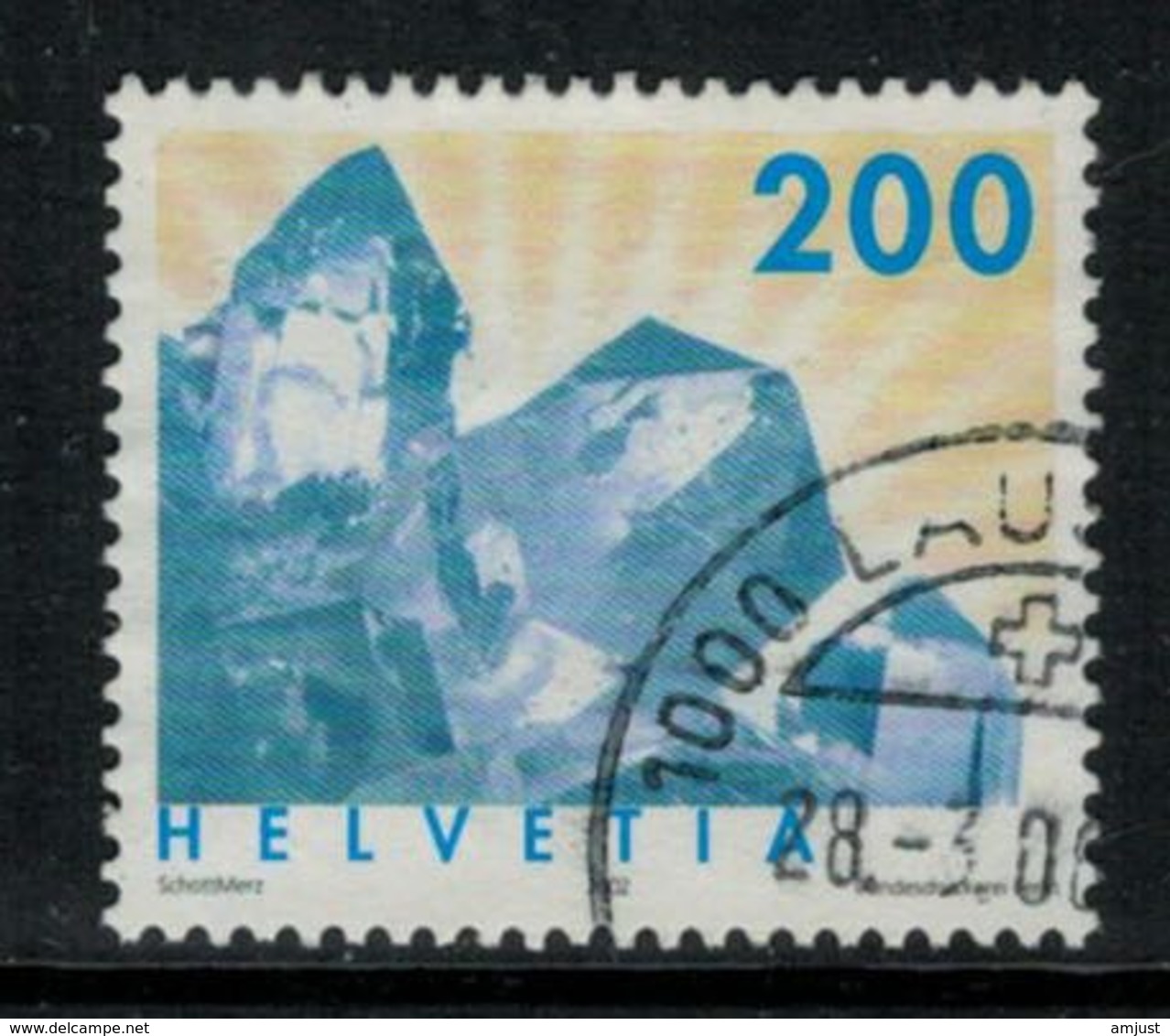 Suisse // Schweiz // Switzerland // 2000-2009 // 2002 Minéraux, Cristal De Roche No.1065 - Used Stamps