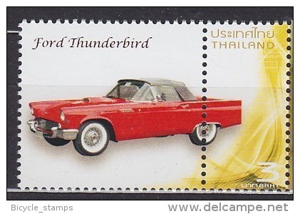 THAÏLANDE Thailand Ford Thunderbird ** MNH Voiture Véhicule Camion Car Vehicle Truck Auto Fahrzeug LKW Coche Veh [cn72] - Automobili