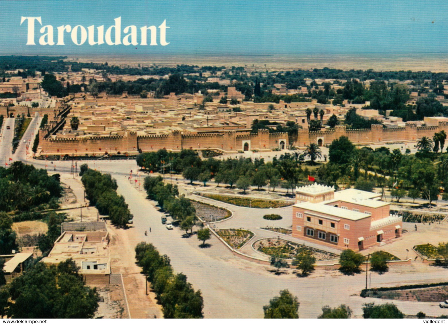 TAROUDANT (Maroc) - Vue Aérienne - Aerial View - N° 3 - Carte Vierge - TBE - 2 Scans - Sonstige & Ohne Zuordnung