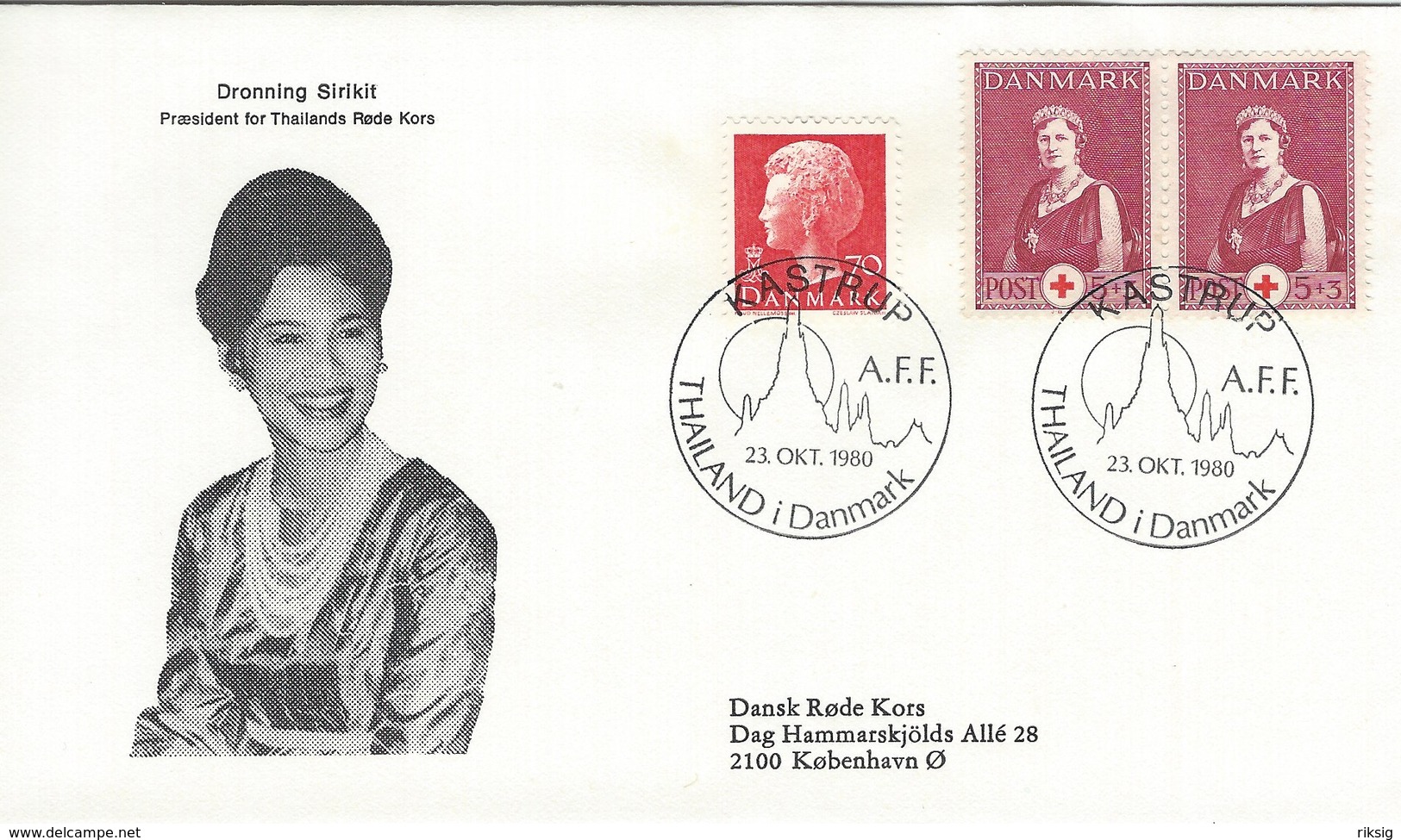 Red Cross  Denmark - Special Cover.  H-1445 - Red Cross