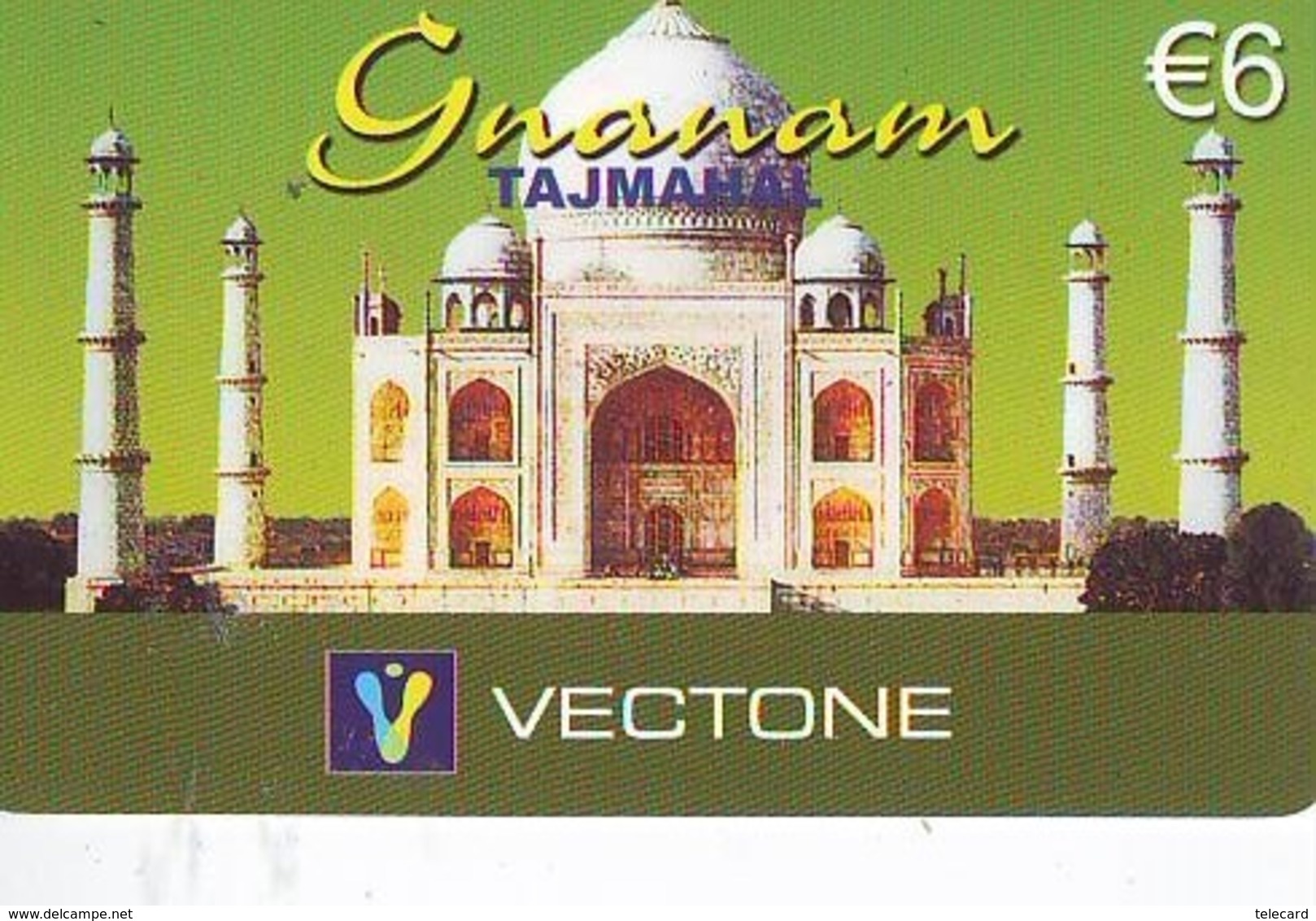 Télécarte India Related (79) Taj Mahal - Paysages