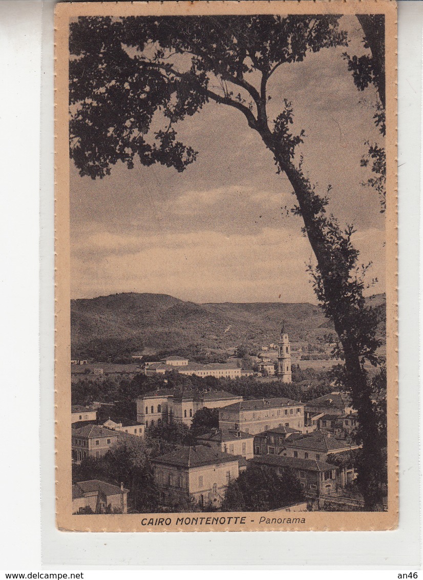 CAIRO MONTENOTTE_SV_Panorama_Vg Il 23 Aprile 1930-Integra E Originale Al 100%an2 - Savona