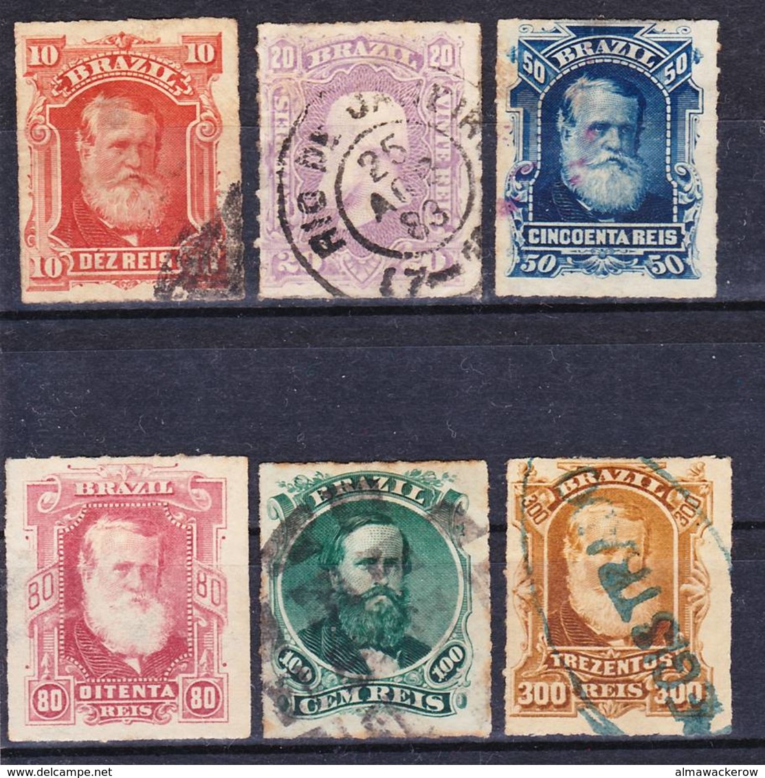 2018-0026 Brazil 1877 Mi 38-42, 45 Used O - Usados