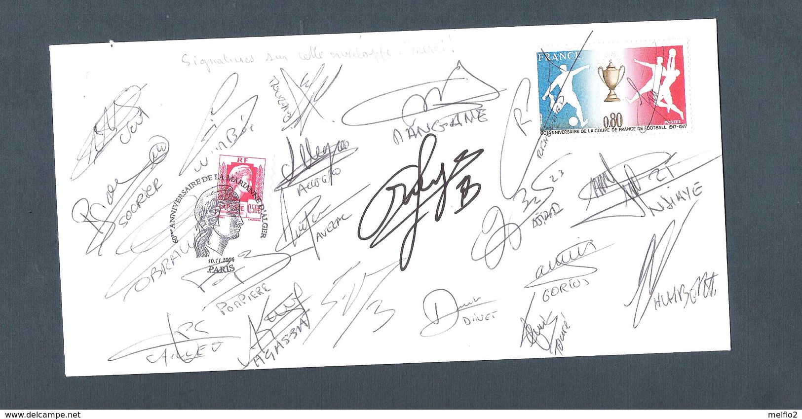 AUTOGRAPHE JOUEURS FOOTBALL.. FC METZ - SAISON 2003/04. - Autres & Non Classés