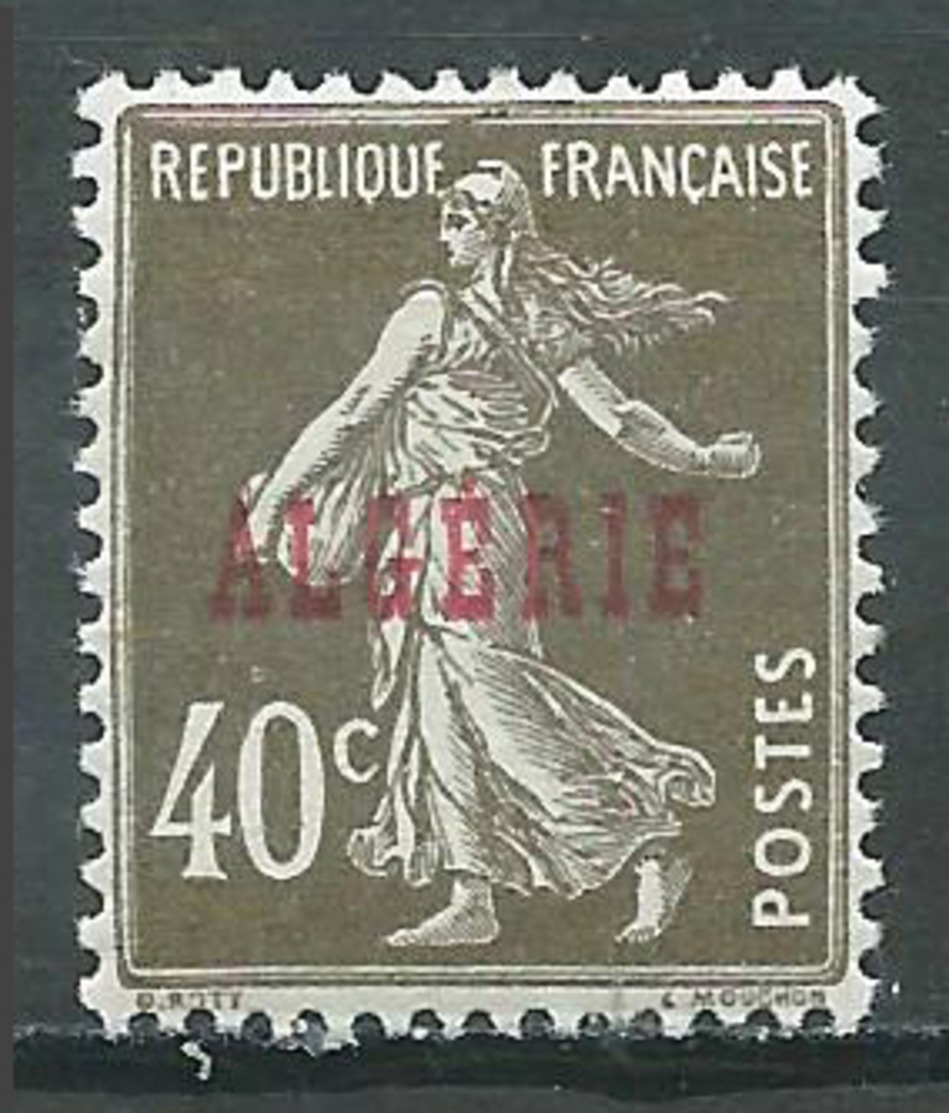 Algérie YT N°20 Semeuse Fond Plein Neuf/charnière * - Neufs