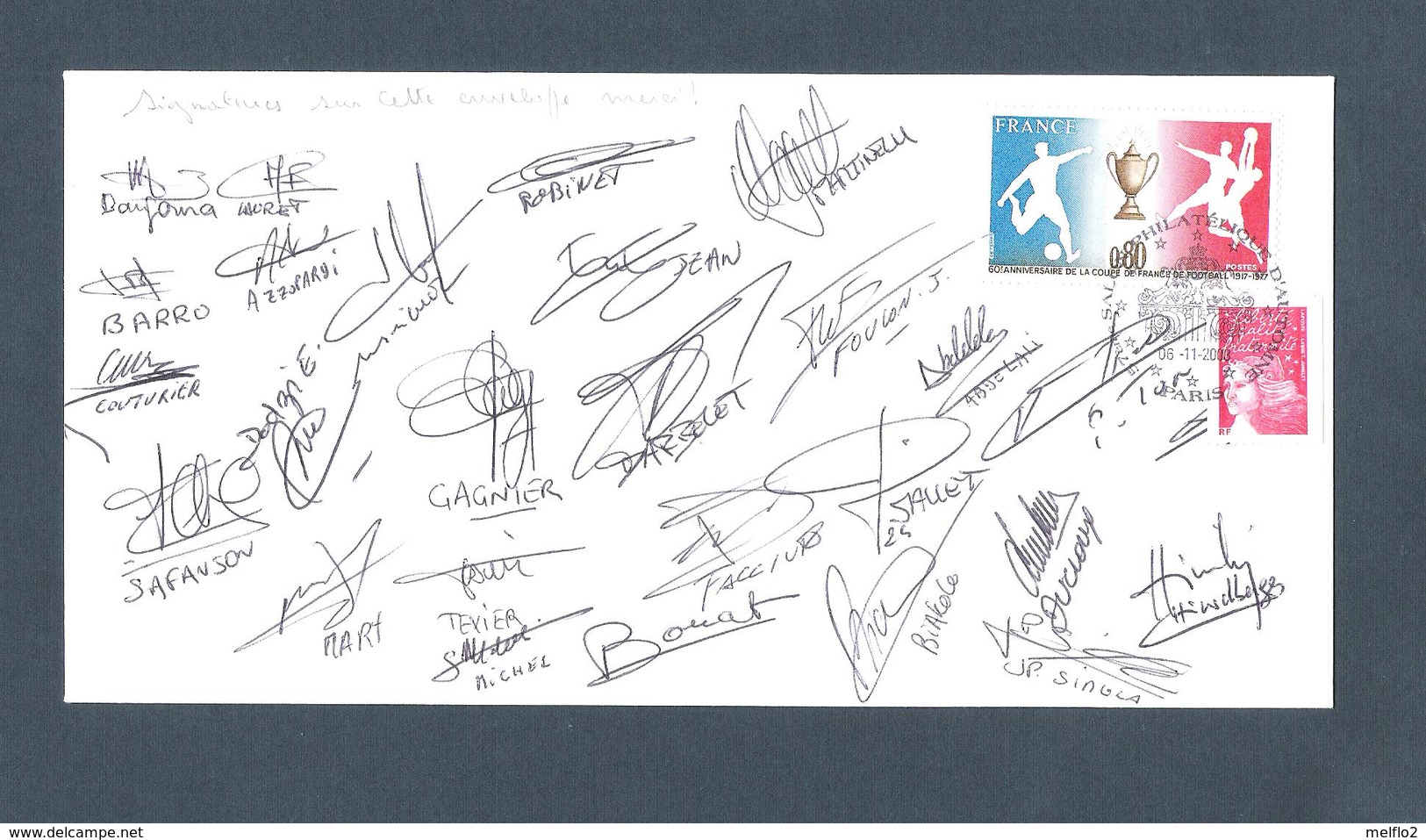 AUTOGRAPHE JOUEURS FOOTBALL.. CHAMOIS NIORTAIS     NIORT SAISON 2003/04 - Autres & Non Classés