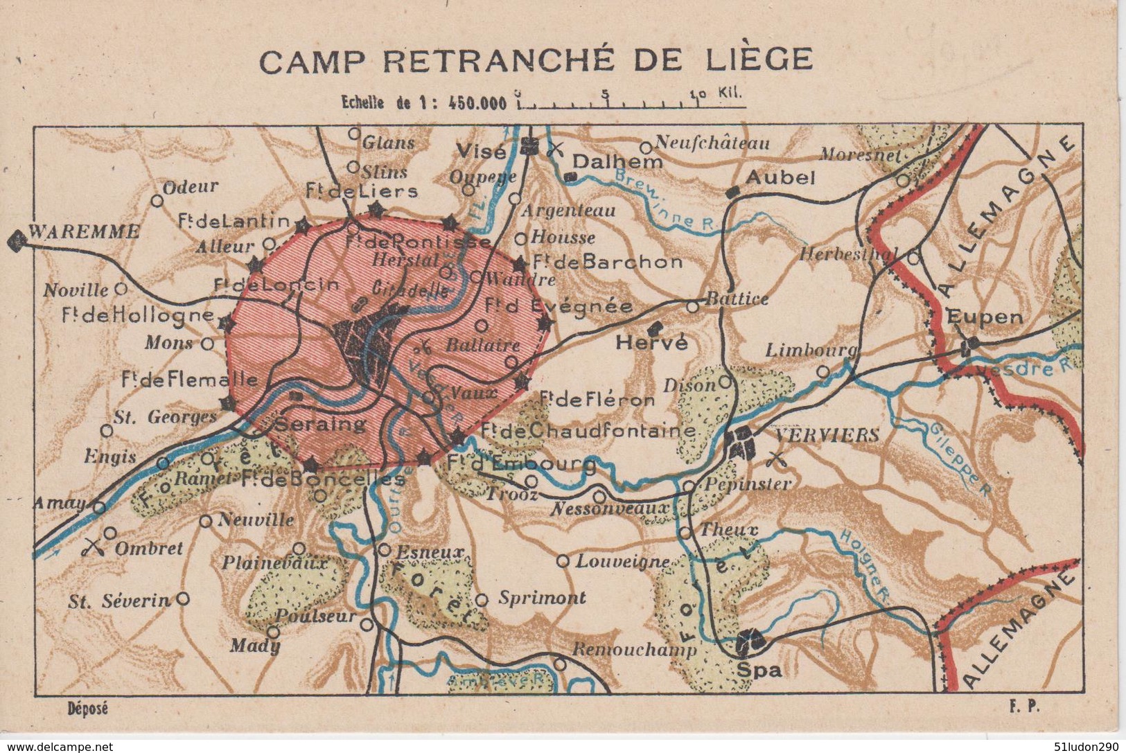 CPA Liège - Camp Retranché De Liège - Guerre 1914-18